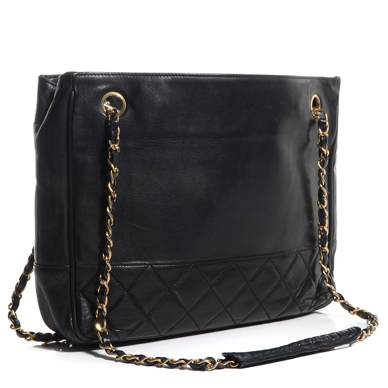 Chanel Lambskin Quilted Shoulder Bag Black 3 of 8
