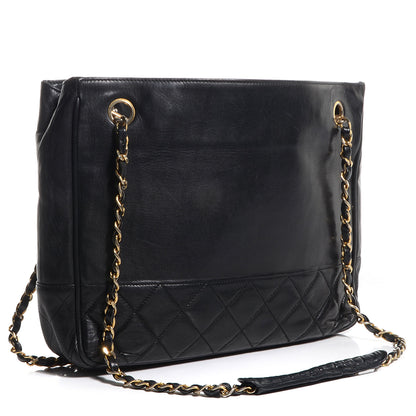 Chanel Lambskin Quilted Shoulder Bag Black 3 of 8