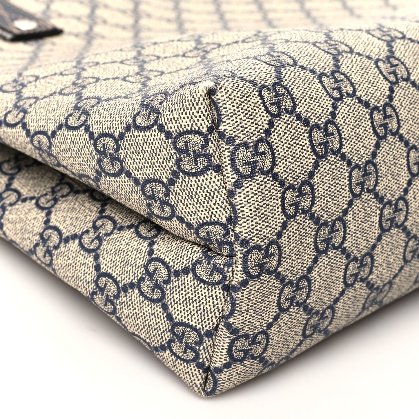 GG Plus Monogram Medium Signature Web Loop Tote Navy