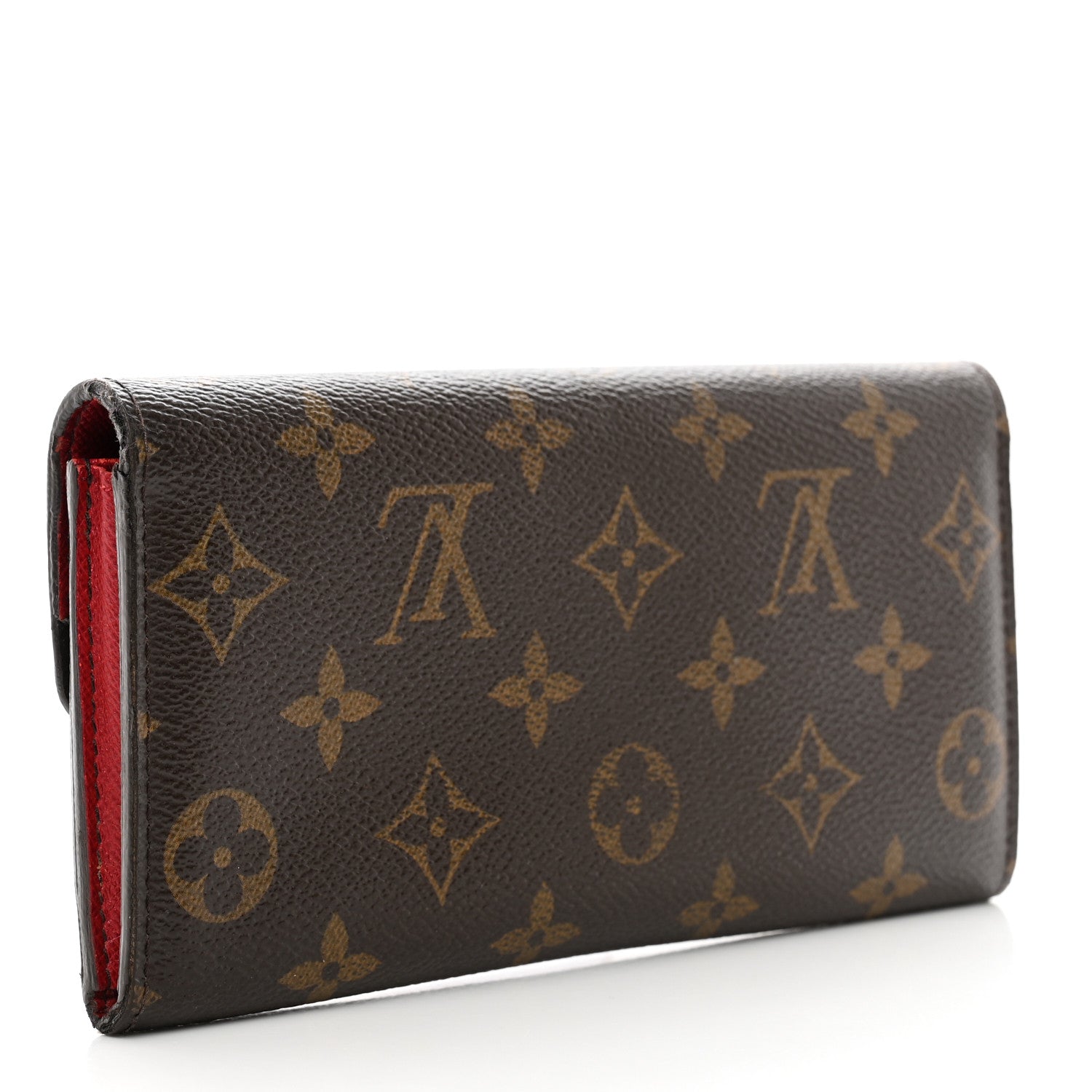 Louis Vuitton Monogram Emilie Wallet Rouge 3 of 11