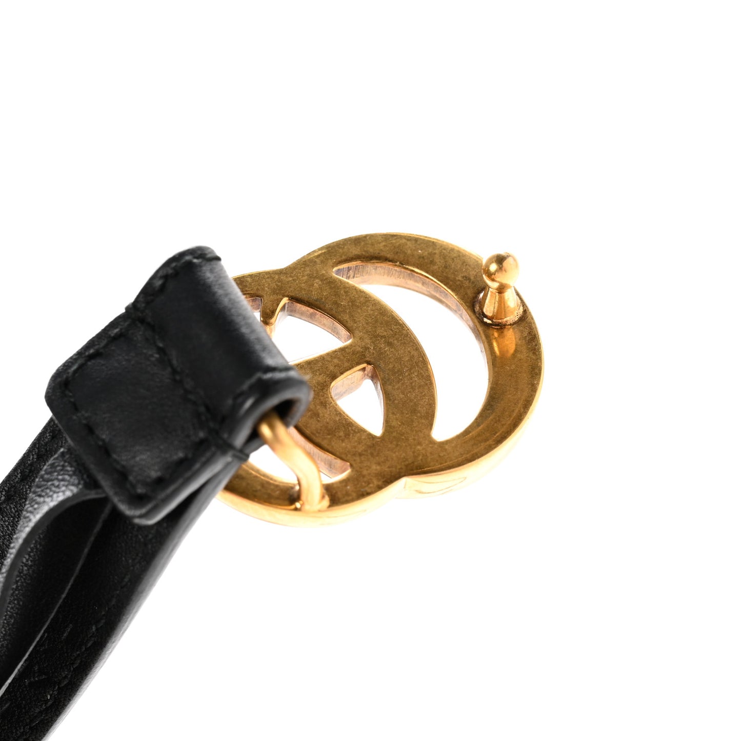 Calfskin Double G 20mm Belt 90 36 Black