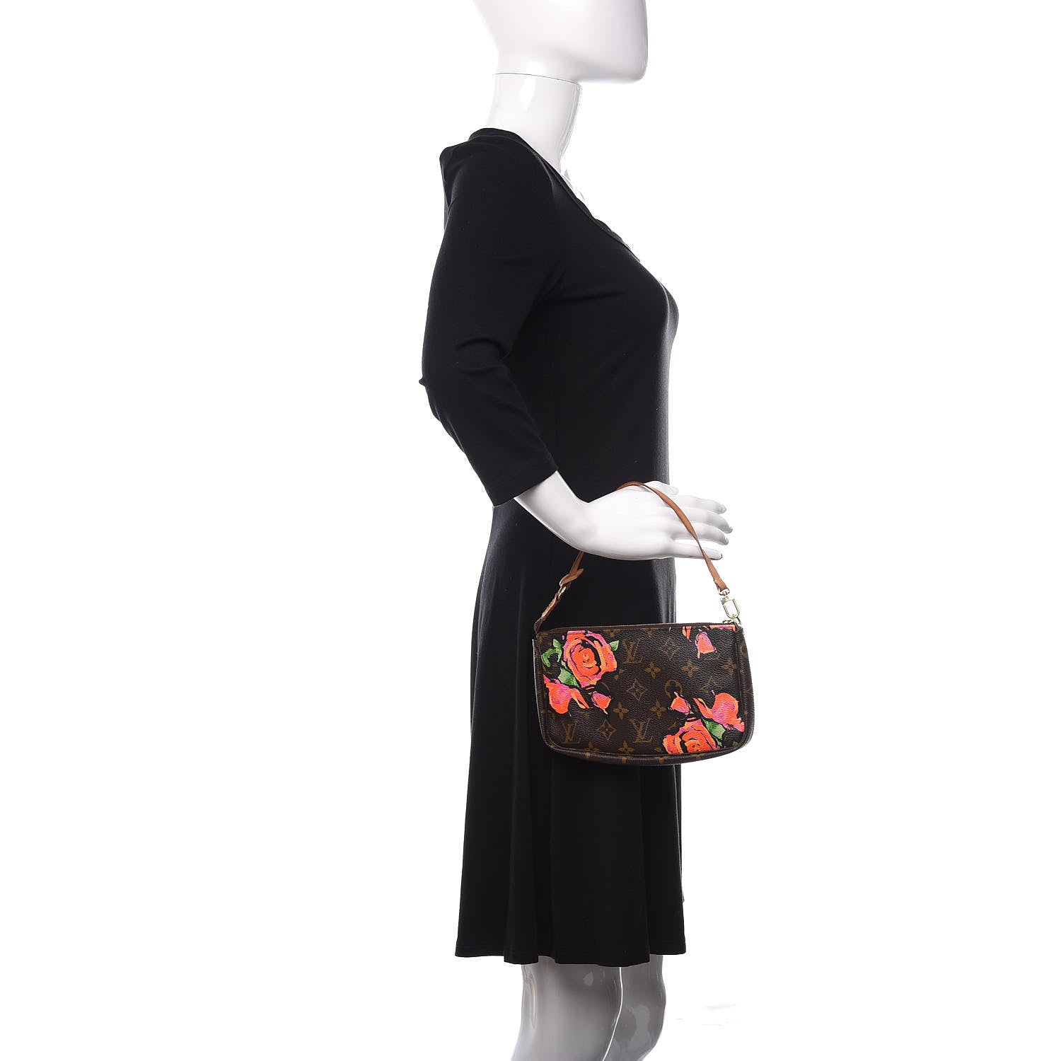 Louis Vuitton Monogram Roses Pochette Accessories 2 of 10