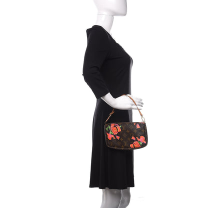Louis Vuitton Monogram Roses Pochette Accessories 2 of 10