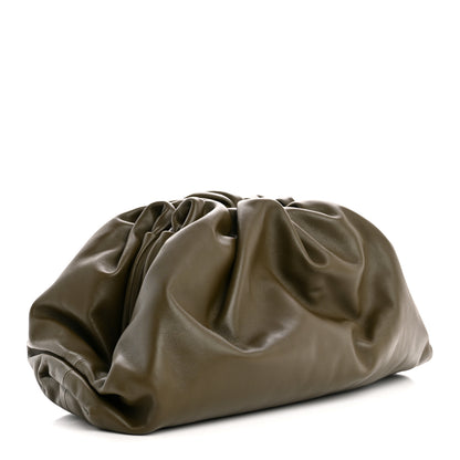 Bottega Veneta Smooth Butter Calf The Pouch Oversized Clutch Mustard 3 of 10