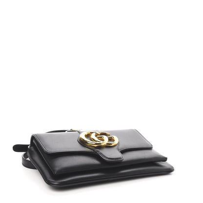 Gucci Vitello Palmellato Lux Small Arli Flap Shoulder Bag Black 4 of 12