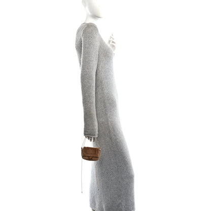 Fendi Mink Shiny Nappa Nano Baguette Charm Naturale Oro Soft 2 of 12