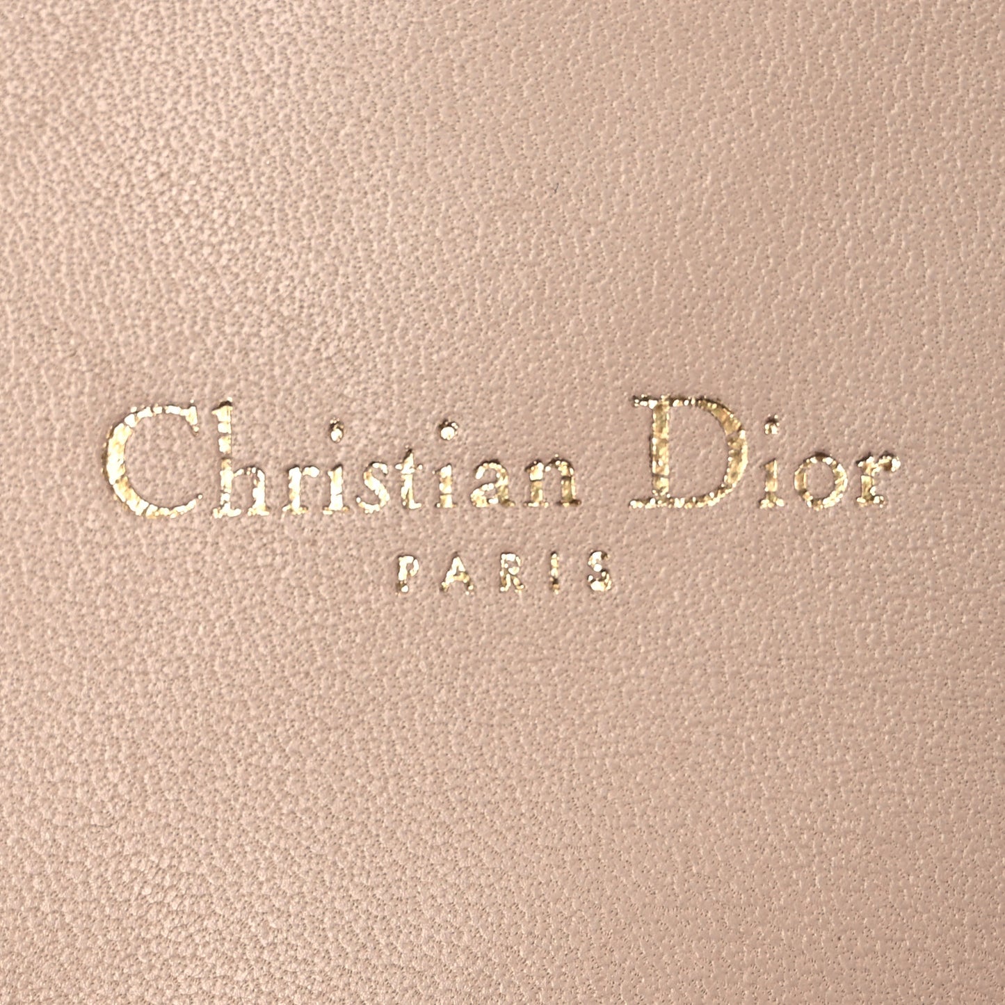 Lambskin Cannage Miss Dior Promenade Pouch Beige