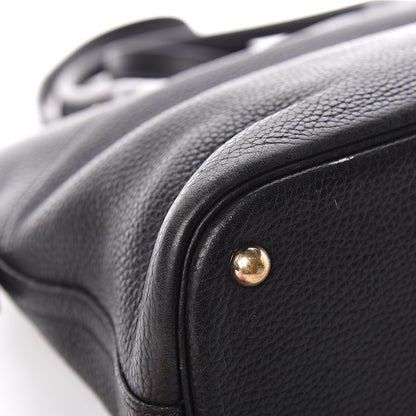 Hermes Taurillon Clemence Bolide 35 Black 23 of 29