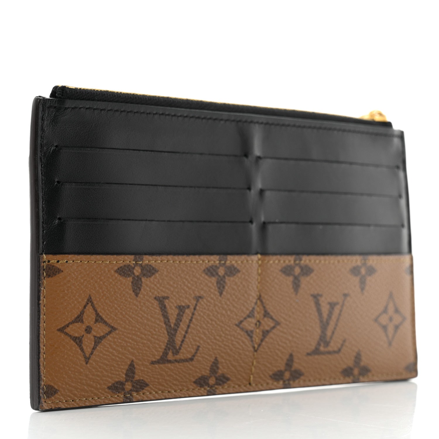 Louis Vuitton Reverse Monogram Slim Purse 2 of 13