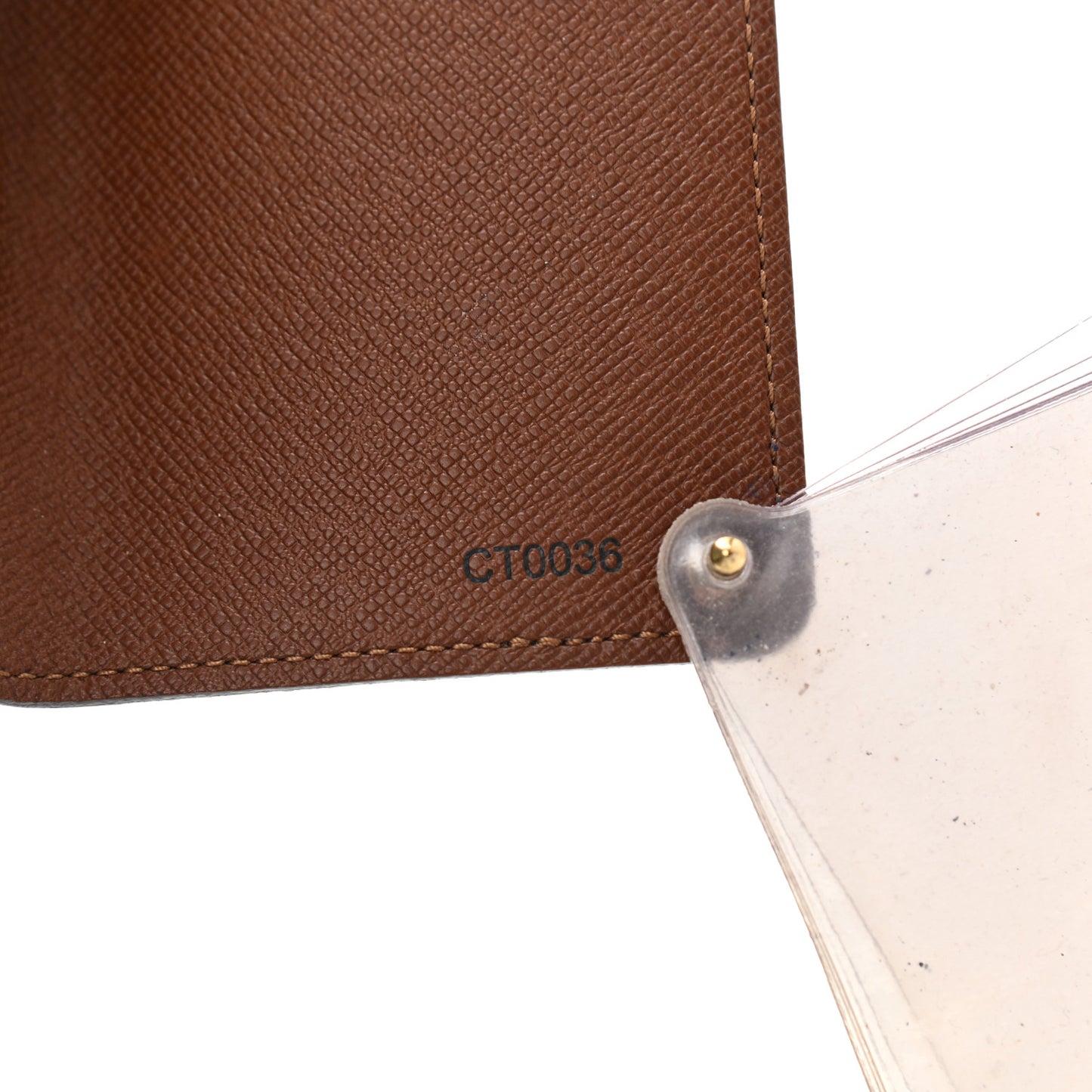 Monogram Credit Card Photo Holder