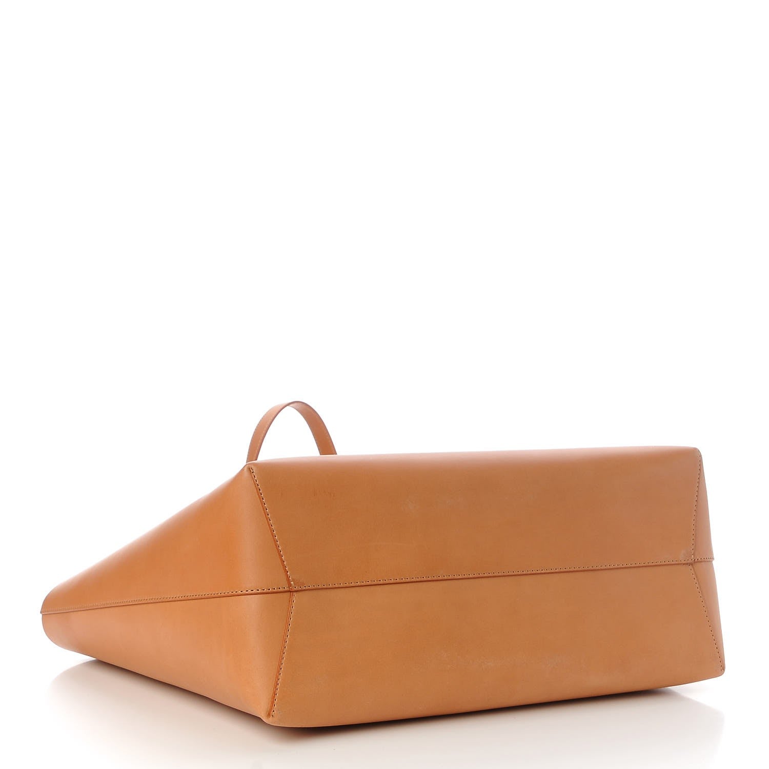 Mansur Gavriel Vegetable Tanned Calfskin Small Shopping Bag Camello Rosa 9 of 17