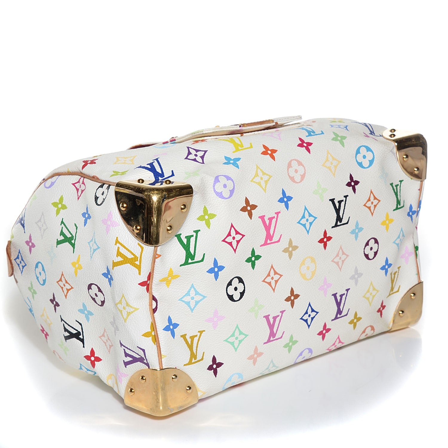 Louis Vuitton Monogram Multicolor Speedy 30 White 4 of 8