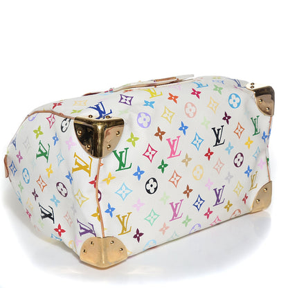 Louis Vuitton Monogram Multicolor Speedy 30 White 4 of 8