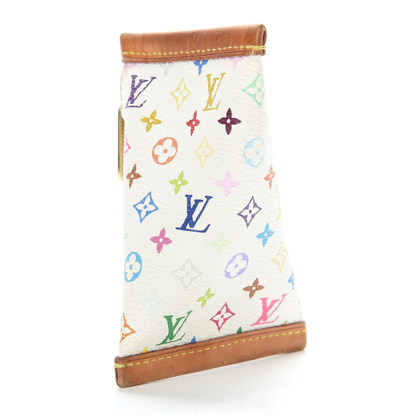Monogram Multicolor Berlingot Coin Purse White