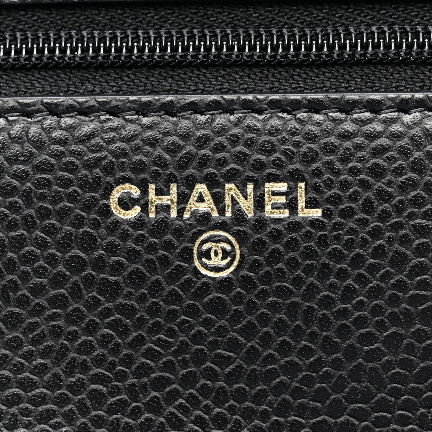 Chanel Caviar Quilted CC Turnlock Wallet On Chain WOC Black 6 of 12