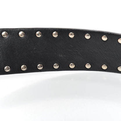 Valentino Garavani Lambskin Rockstud Spike Shoulder Strap Black 5 of 5
