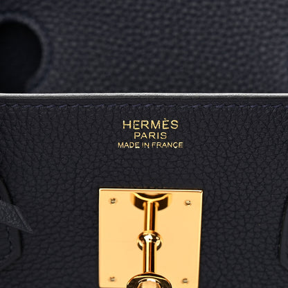 Hermes Togo Birkin 30 Bleu Nuit 6 of 19