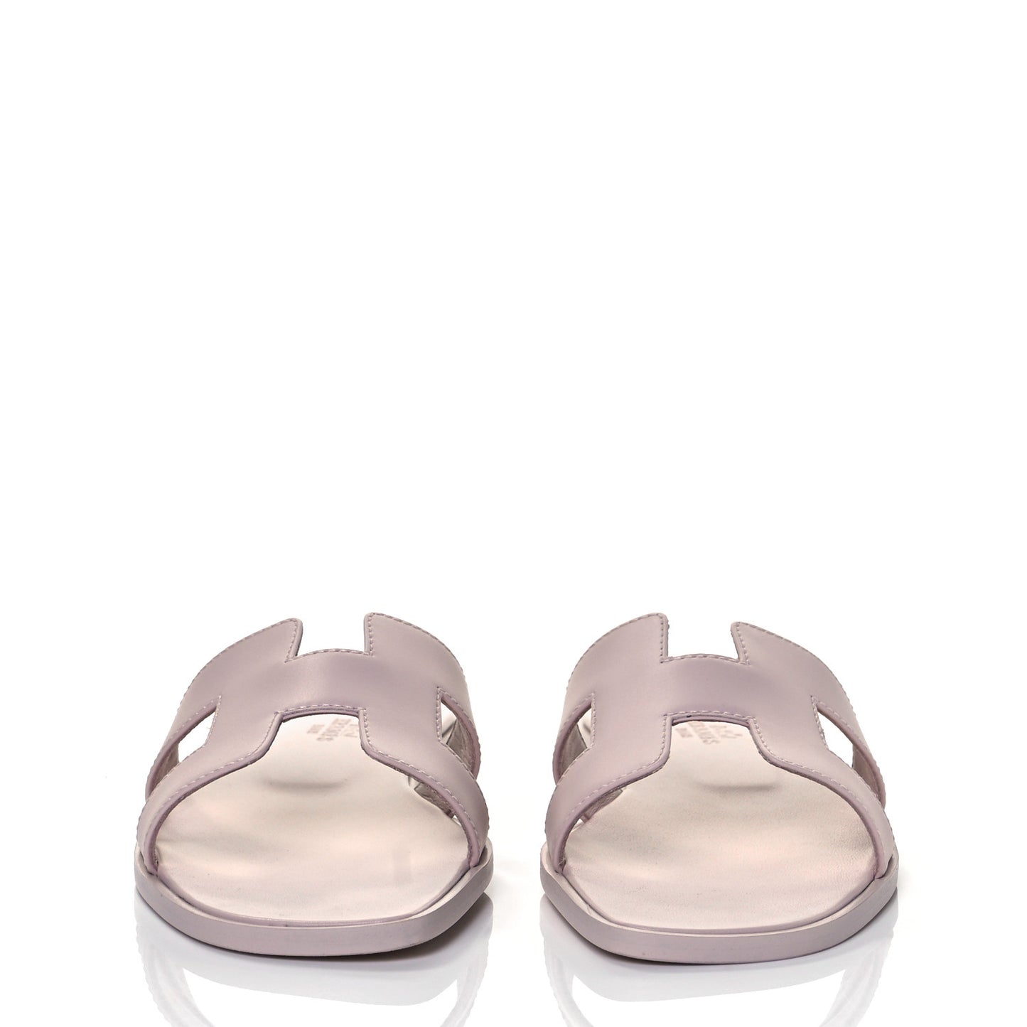 Box Calfskin Oran Sandals 37 Rose Pale