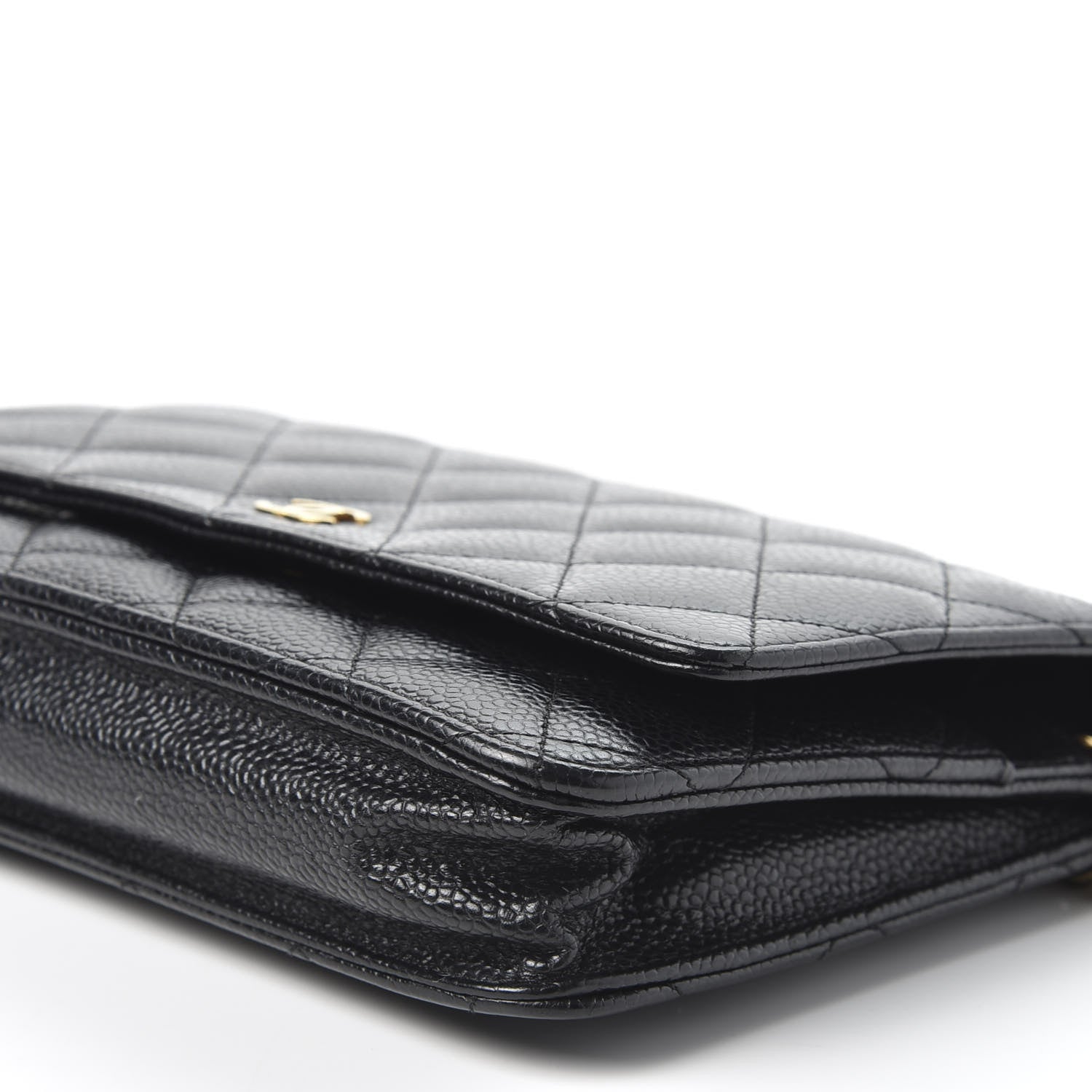 Chanel Caviar Quilted Wallet On Chain WOC Black 6 of 9
