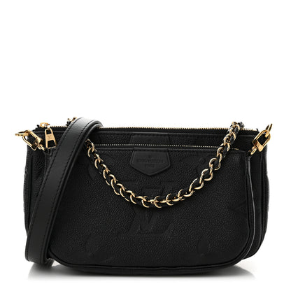 Louis Vuitton Empreinte Monogram Giant Multi Pochette Accessories Black 1 of 11