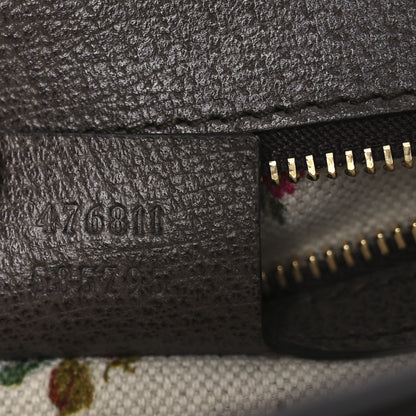 Gucci Calfskin Embroidered Sylvie Belt Bag 75 30 Brown 7 of 10