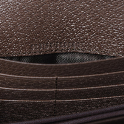 Gucci GG Supreme Monogram Web Ophidia Continental Wallet Brown 6 of 7