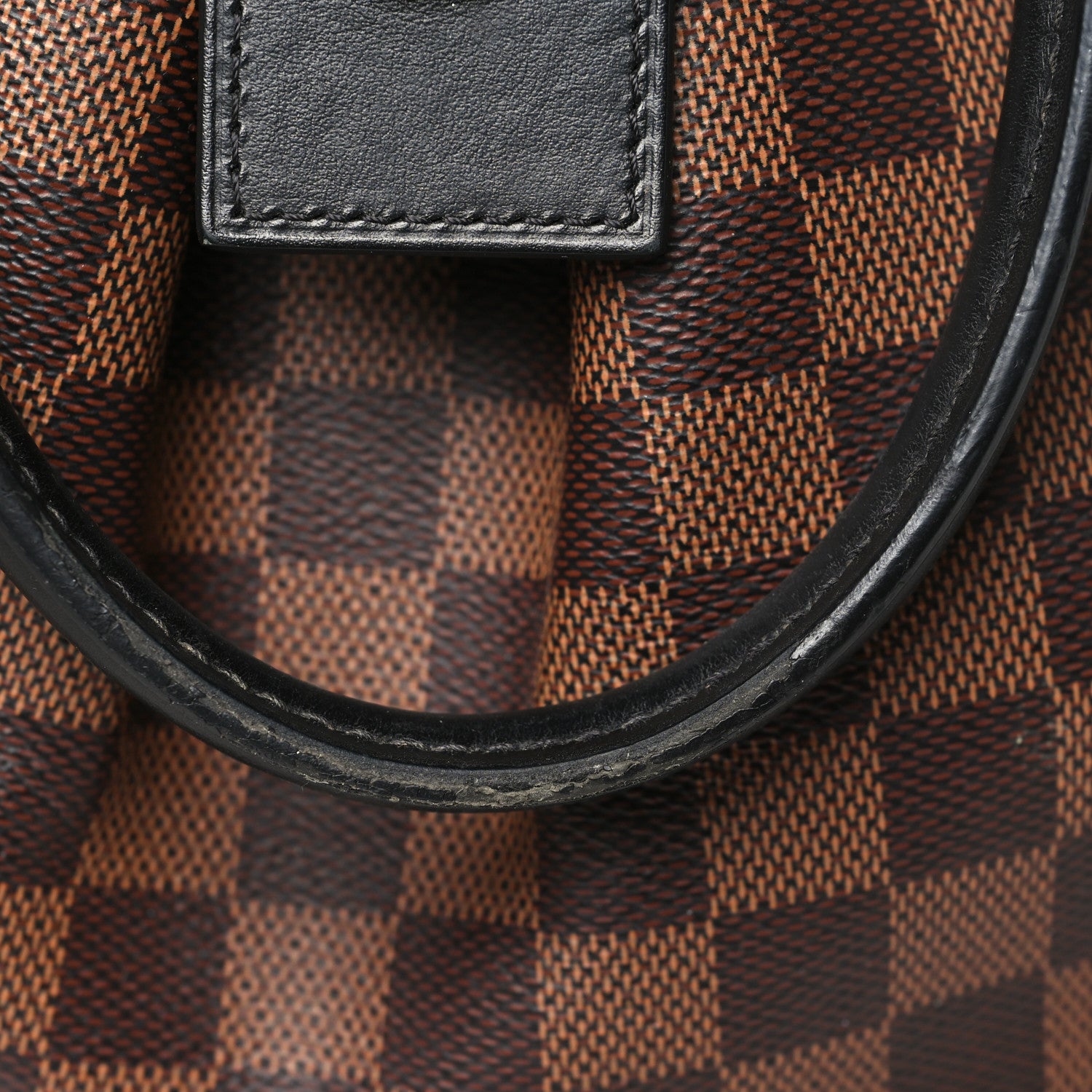 Louis Vuitton Damier Ebene Odeon Tote MM Black 11 of 12