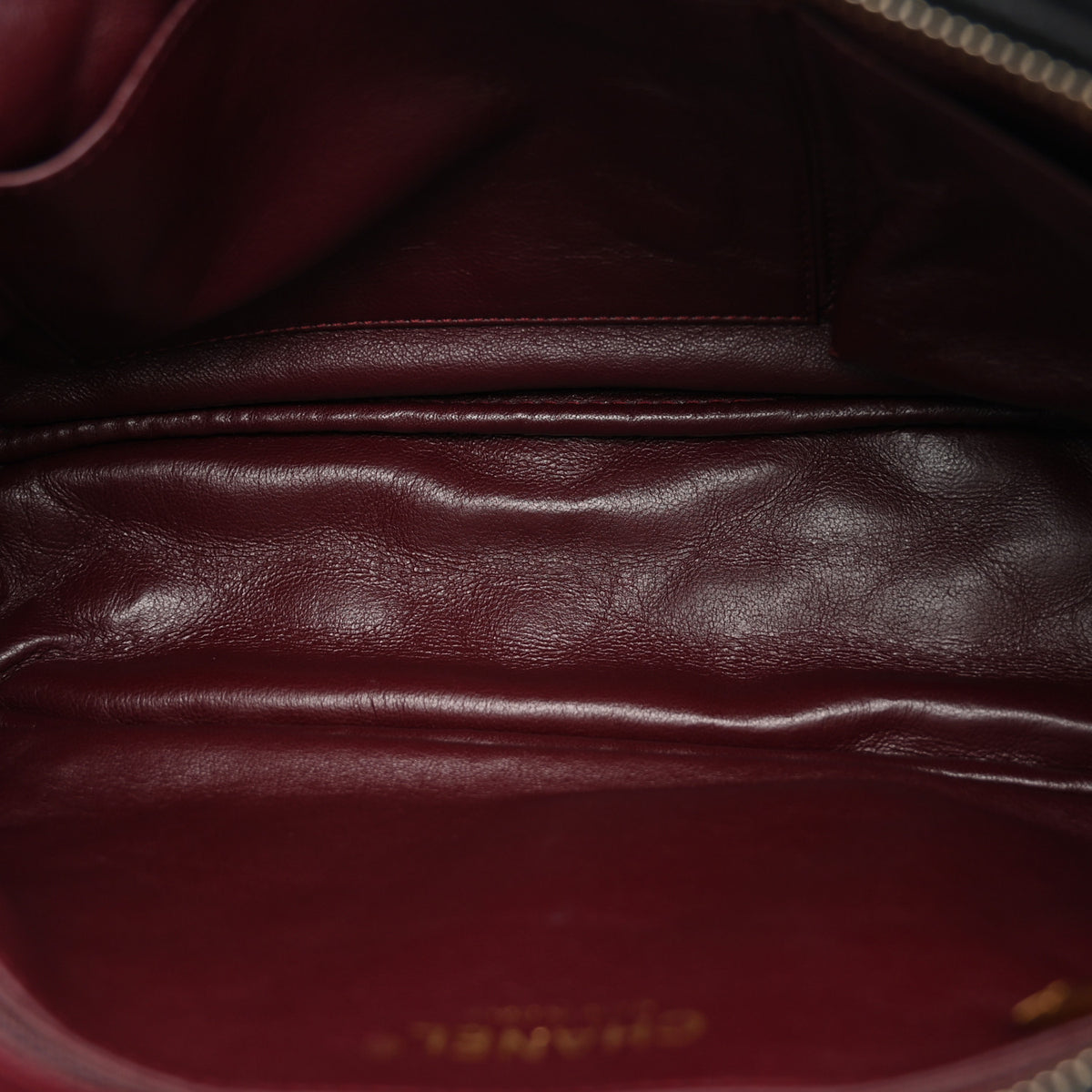 Aged Calfskin Quilted Medium Reissue Camera Case Black