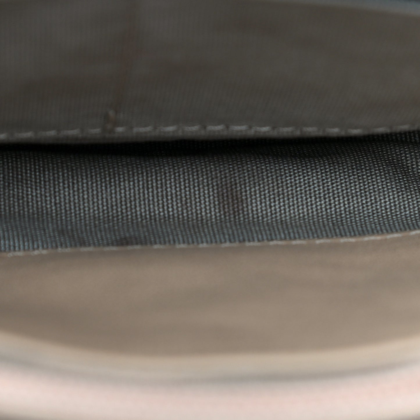 Caviar Half Moon Wallet On Chain WOC Beige