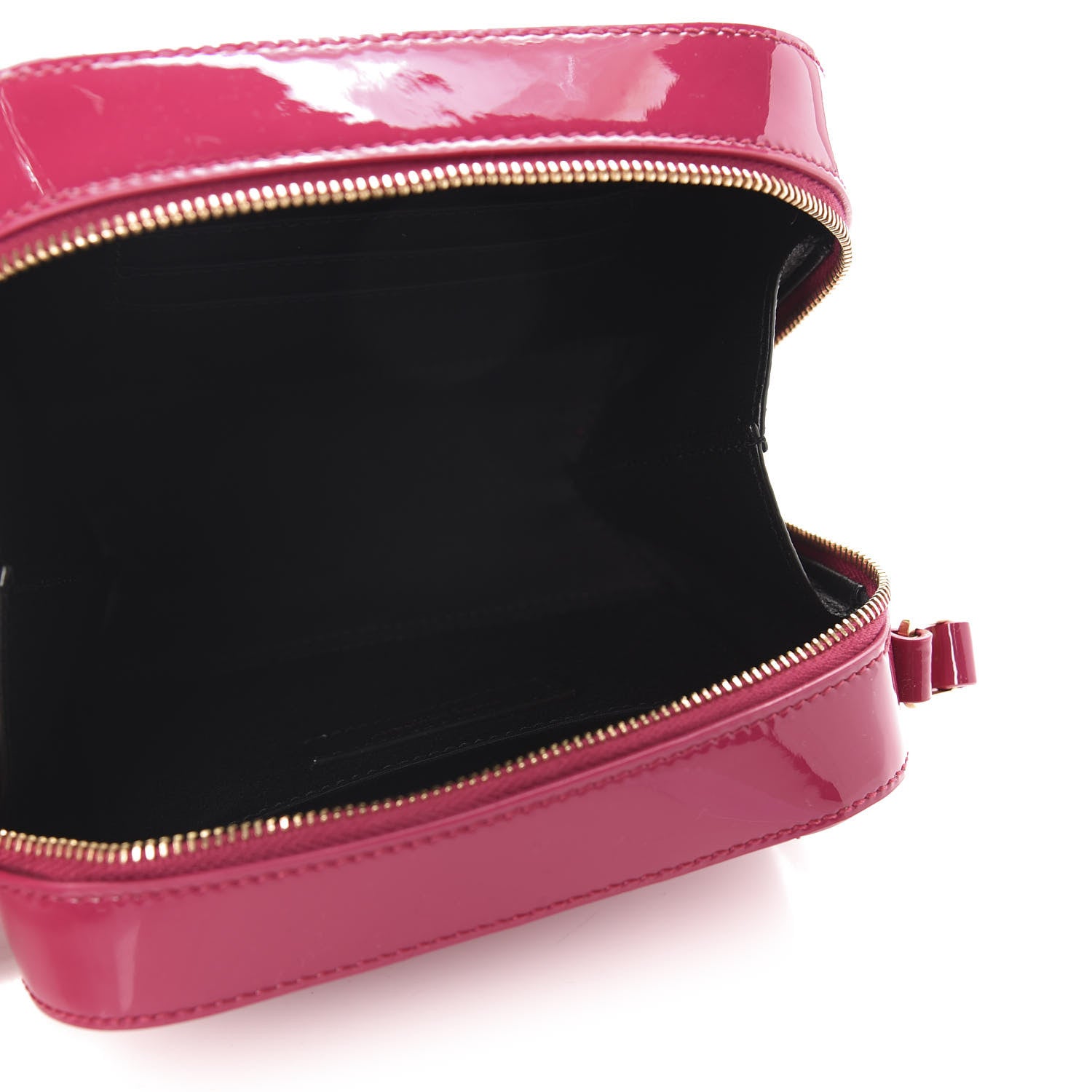 Saint Laurent Patent Matelasse Monogram Toy Vicky Camera Bag Bubblegum 5 of 10