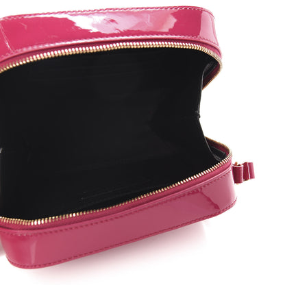 Saint Laurent Patent Matelasse Monogram Toy Vicky Camera Bag Bubblegum 5 of 10