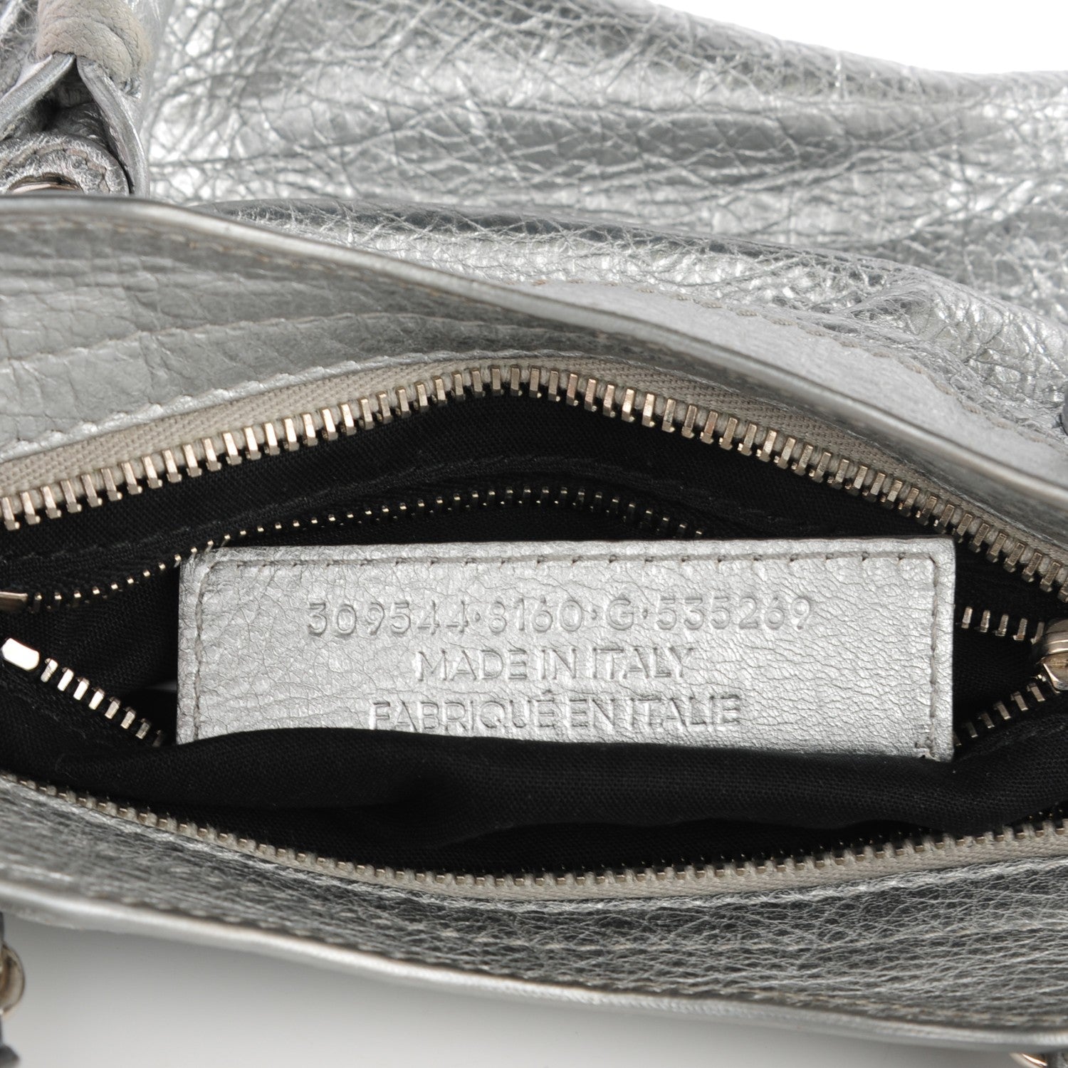 Balenciaga Agneau Giant 12 Silver Hardware Mini City Gris Aluminum 8 of 8