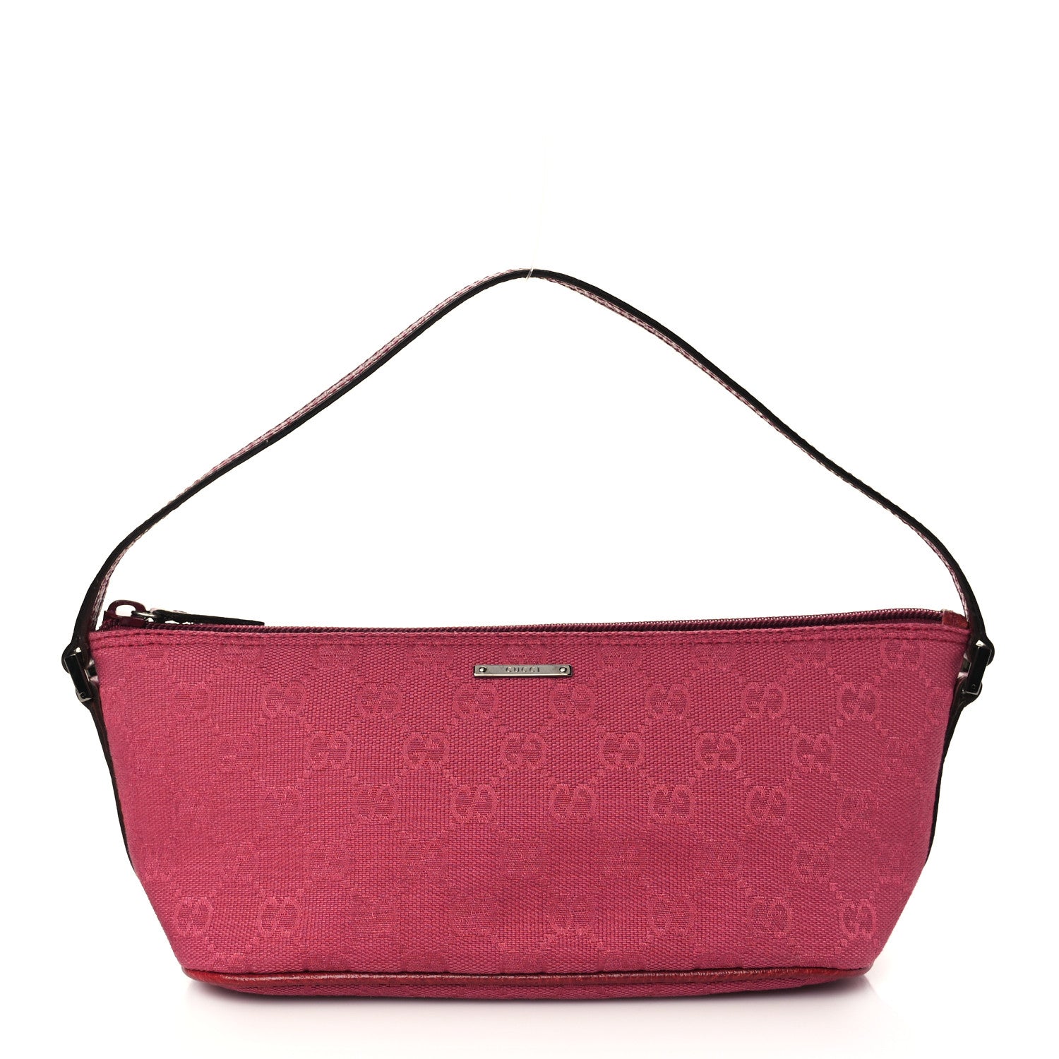 Gucci Monogram Boat Pochette Red 1 of 6