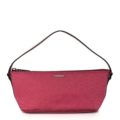 Gucci Monogram Boat Pochette Red 1 of 6