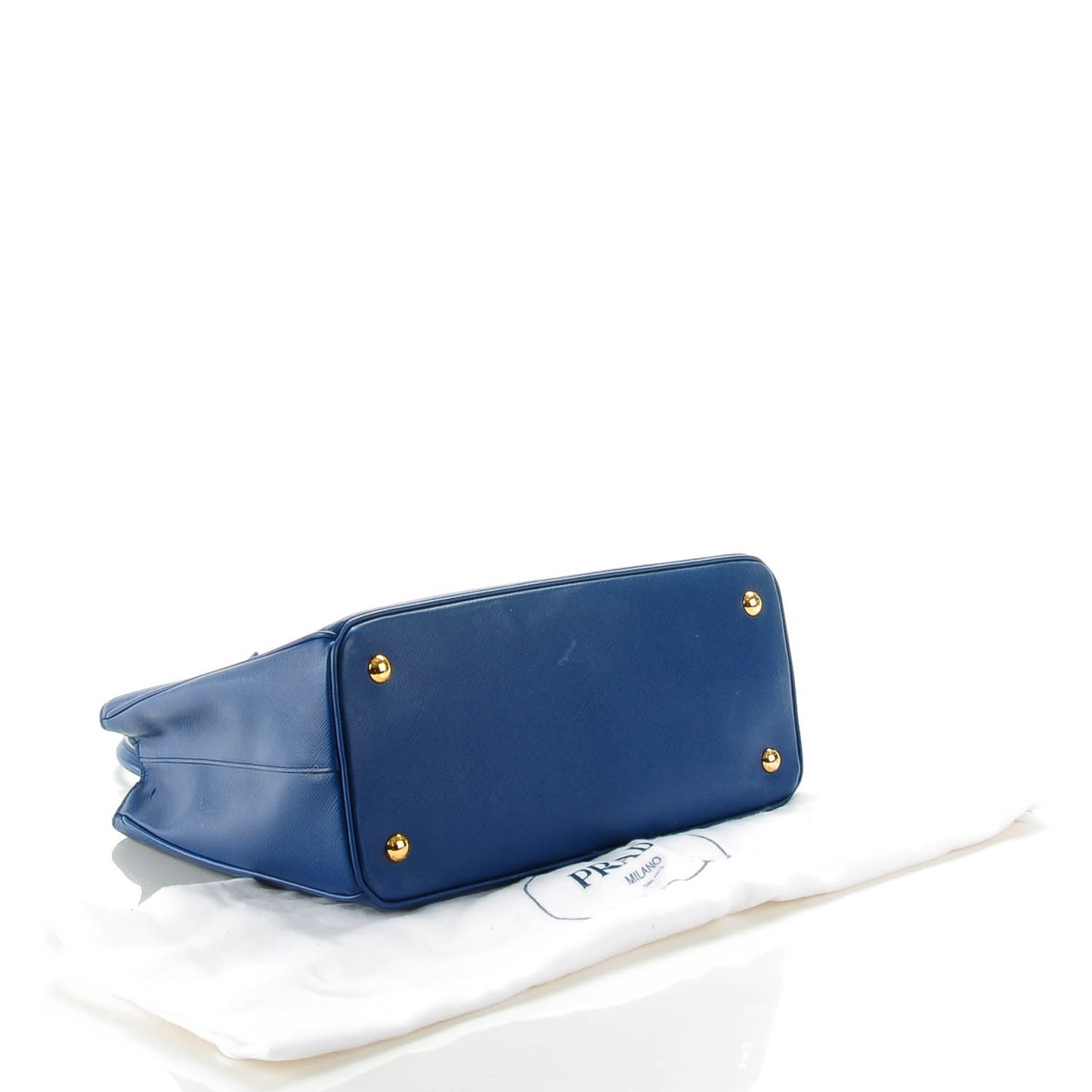 Saffiano Lux Medium Tote Cobalto