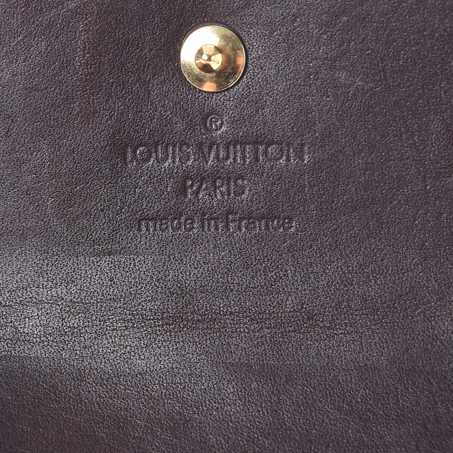 Louis Vuitton Vernis Elise Wallet Amarante 6 of 10