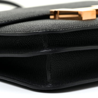 Hermes Epsom Constance 18 Black 7 of 10