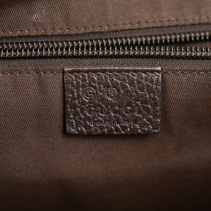 Gucci Monogram Medium Double Buckle Flap Messenger Dark Brown 6 of 11