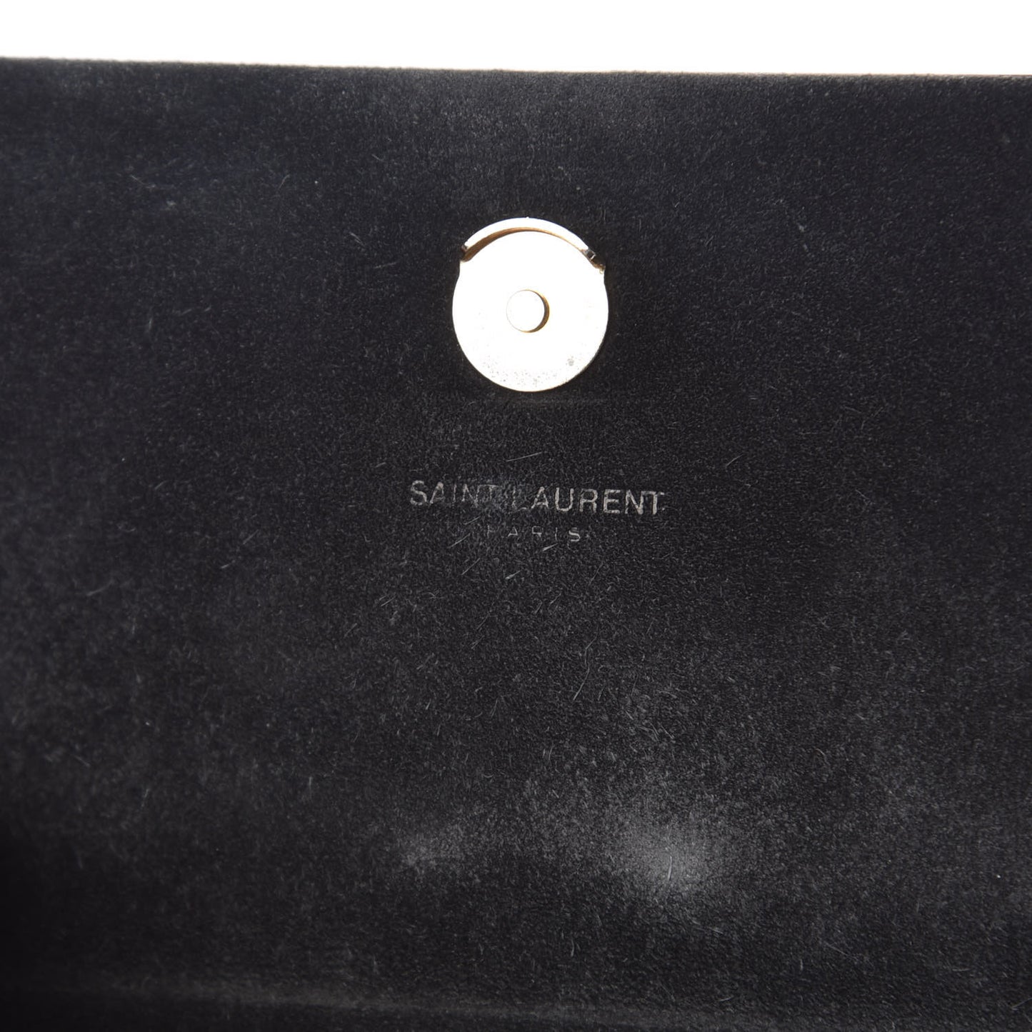 Patent Small Classic Monogram Kate Tassel Satchel Black