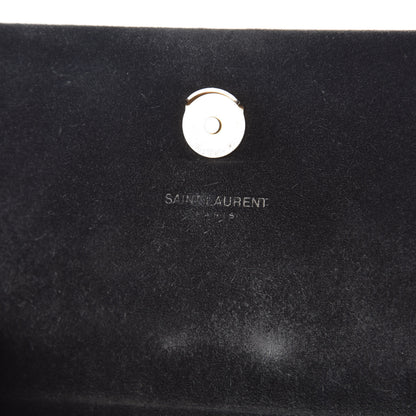 Saint Laurent Patent Small Classic Monogram Kate Tassel Satchel Black 7 of 15