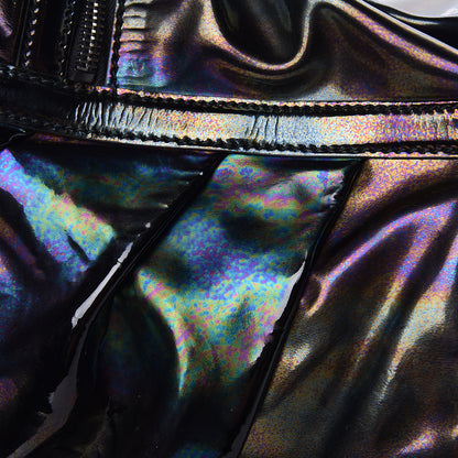 Gucci Iridescent Patent Medium Icon Bit Shoulder Bag Black 11 of 12