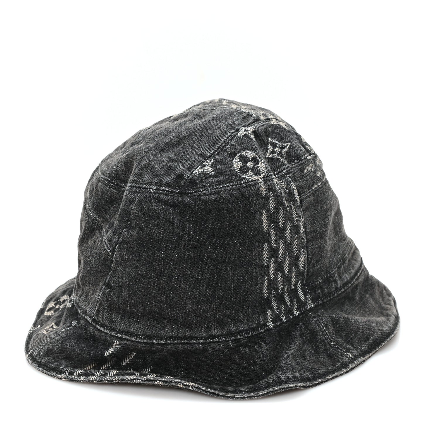 x NIGO Monogram Giant Denim Giant Damier Wave Sun Hat 60 Gray