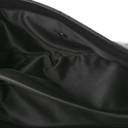 Chanel Lambskin Quilted Maxi 3 Flap Black 5 of 12