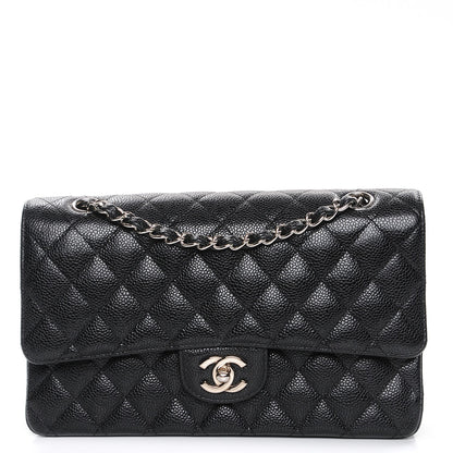 Chanel Caviar Quilted Medium Double Flap Black 1 of 8