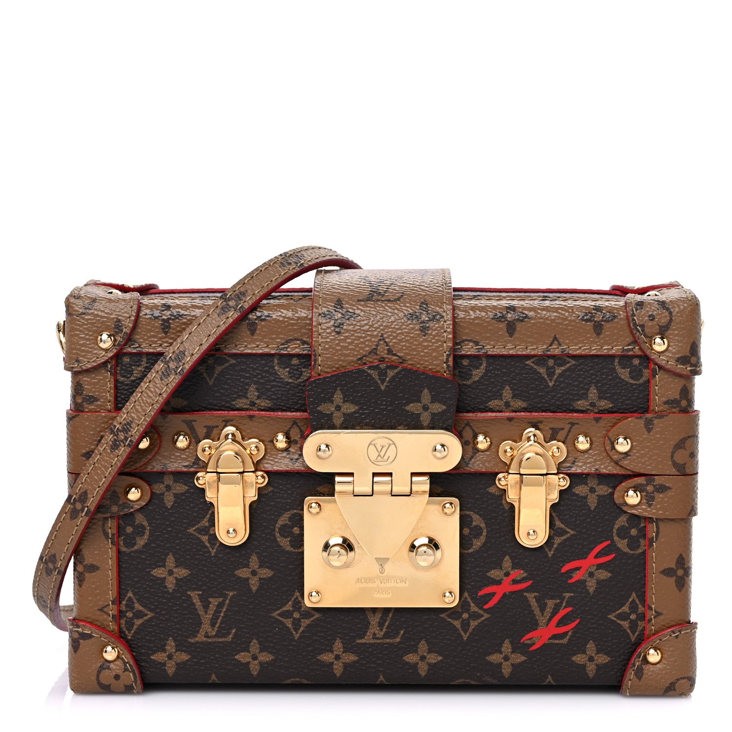 Louis Vuitton Reverse Monogram Petite Malle 1 of 13