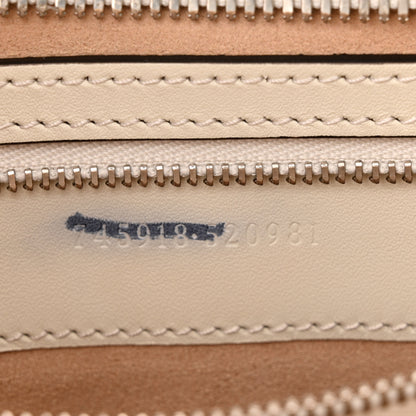 Gucci Senna Calfskin Petite GG Small Tote Mystic White 7 of 12