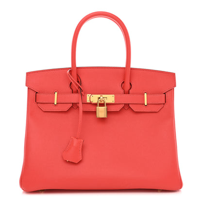 Hermes Epsom Birkin 30 Rose Jaipur 1 of 13