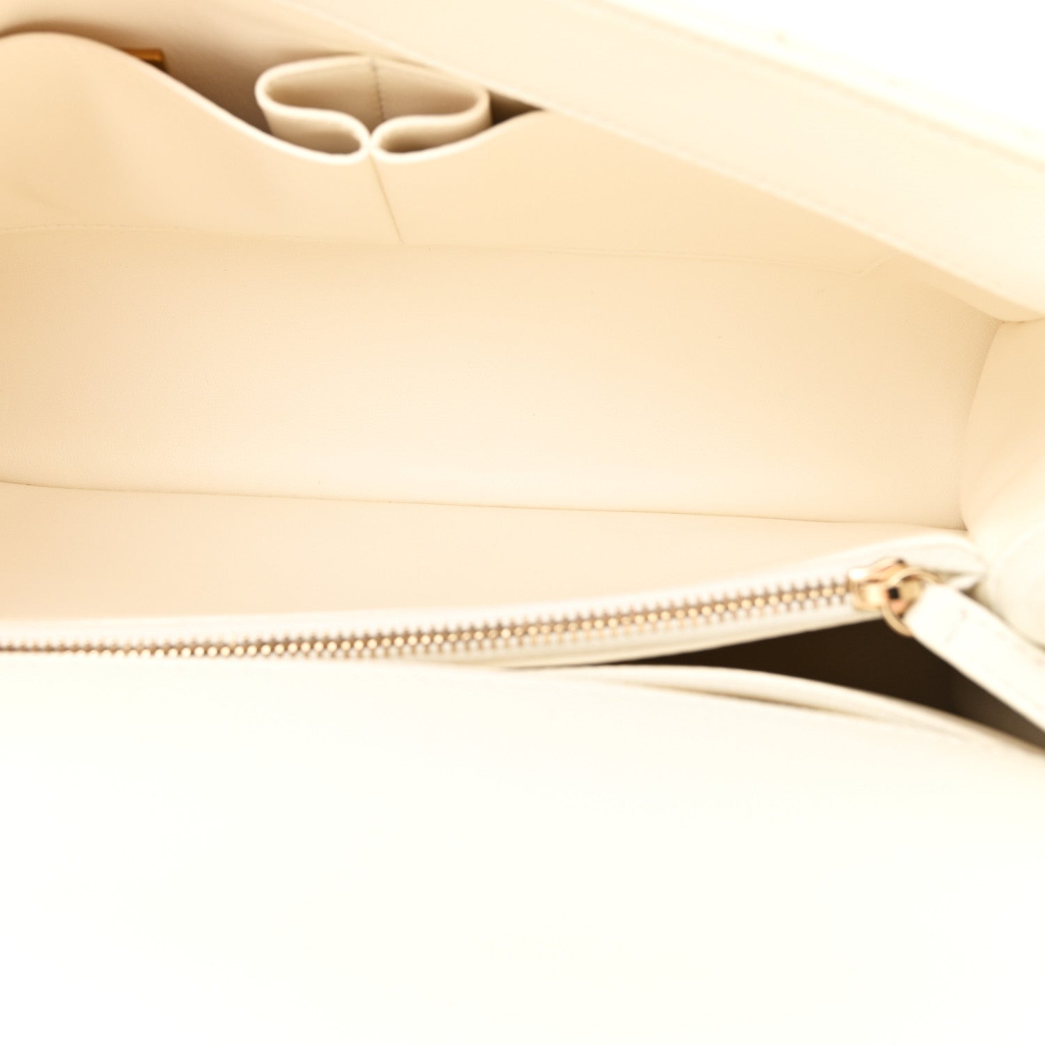 Chanel Caviar Quilted Small Coco Handle Flap White 5 of 11