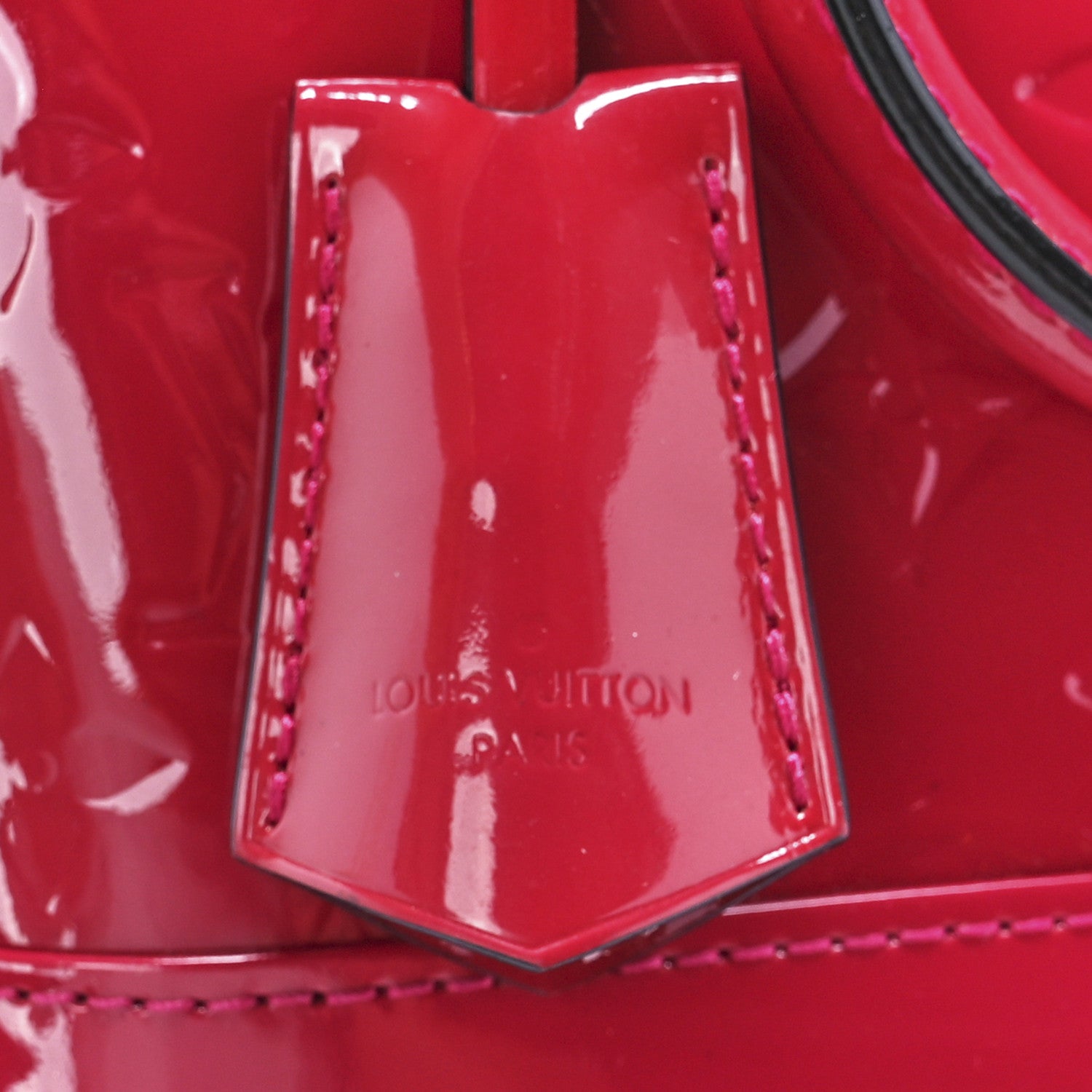 Louis Vuitton Vernis Alma BB Rose Indien 8 of 12