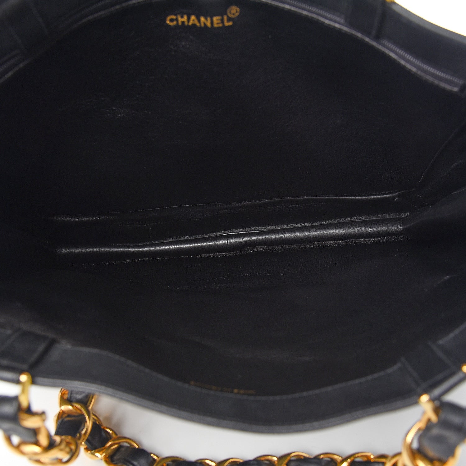 Chanel Lambskin CC Tote Black 4 of 11